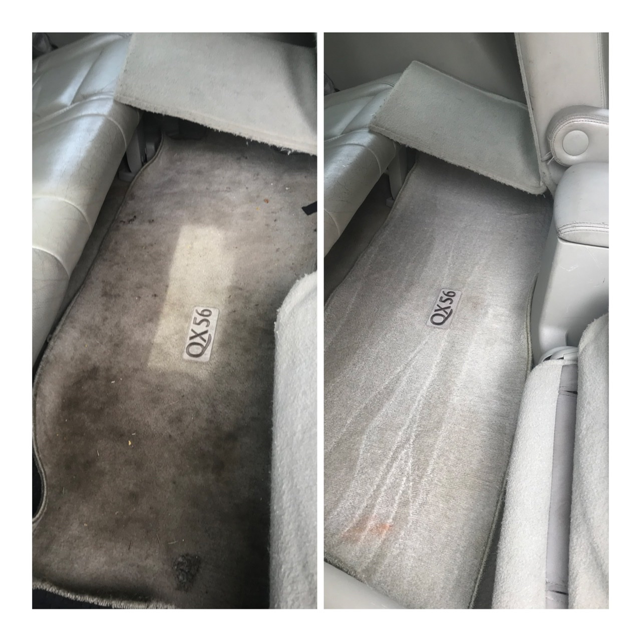 Before and after luxury floor mats